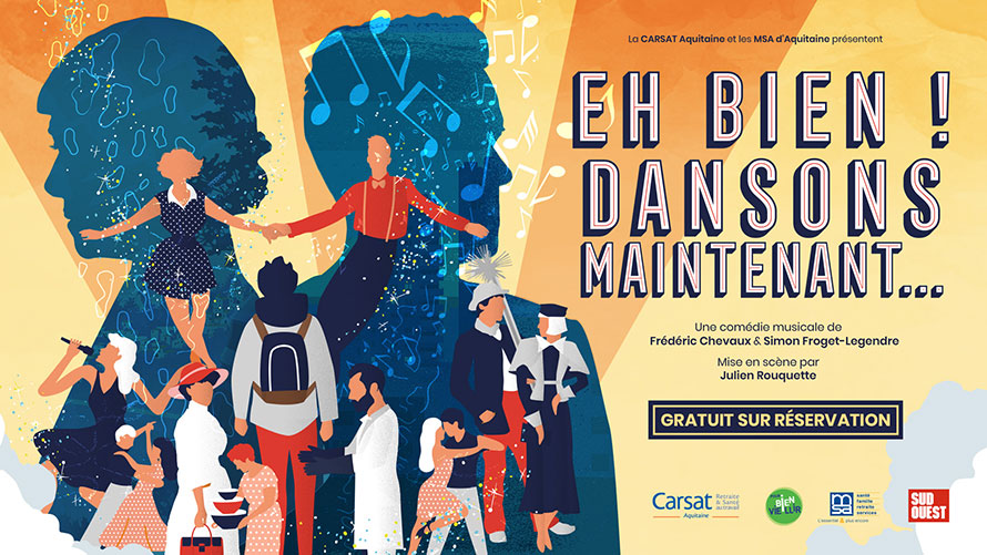 
										 affiche spectacle Eh bien dansons maintenant