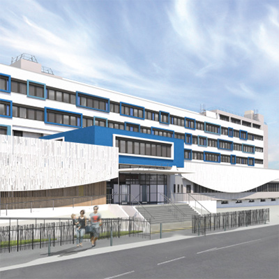 Photo du nouveau bâtiment