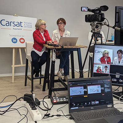 Photo en direct du webinaire retraite pour les RH