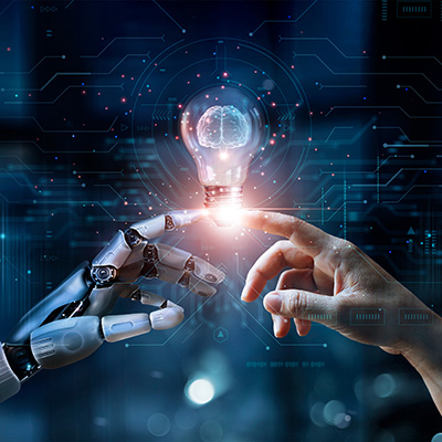 Représentation de l'intelligence artificielle (IA)