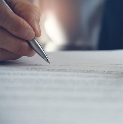 Photo représentant une signature
