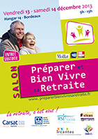 Affiche salon retraite